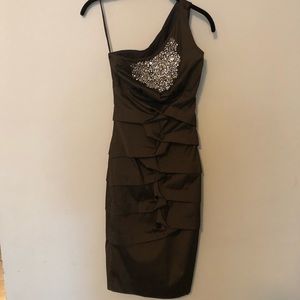 Nicole Miller Beaded Mini Dress size 0